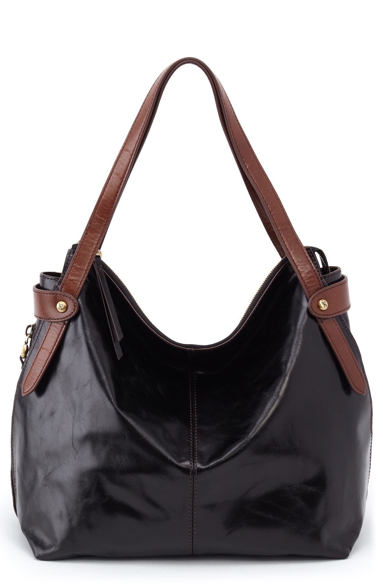 HOBO Elegy Leather Hobo Bag, Main, color, 