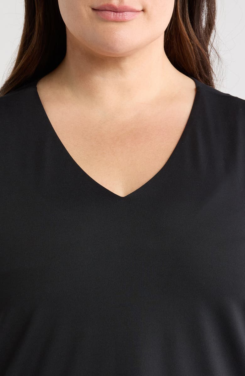 Lysse 'Lyssentials COOL-FRESH<sup>™</sup> Jersey V-Neck Tank, Alternate, color, Black