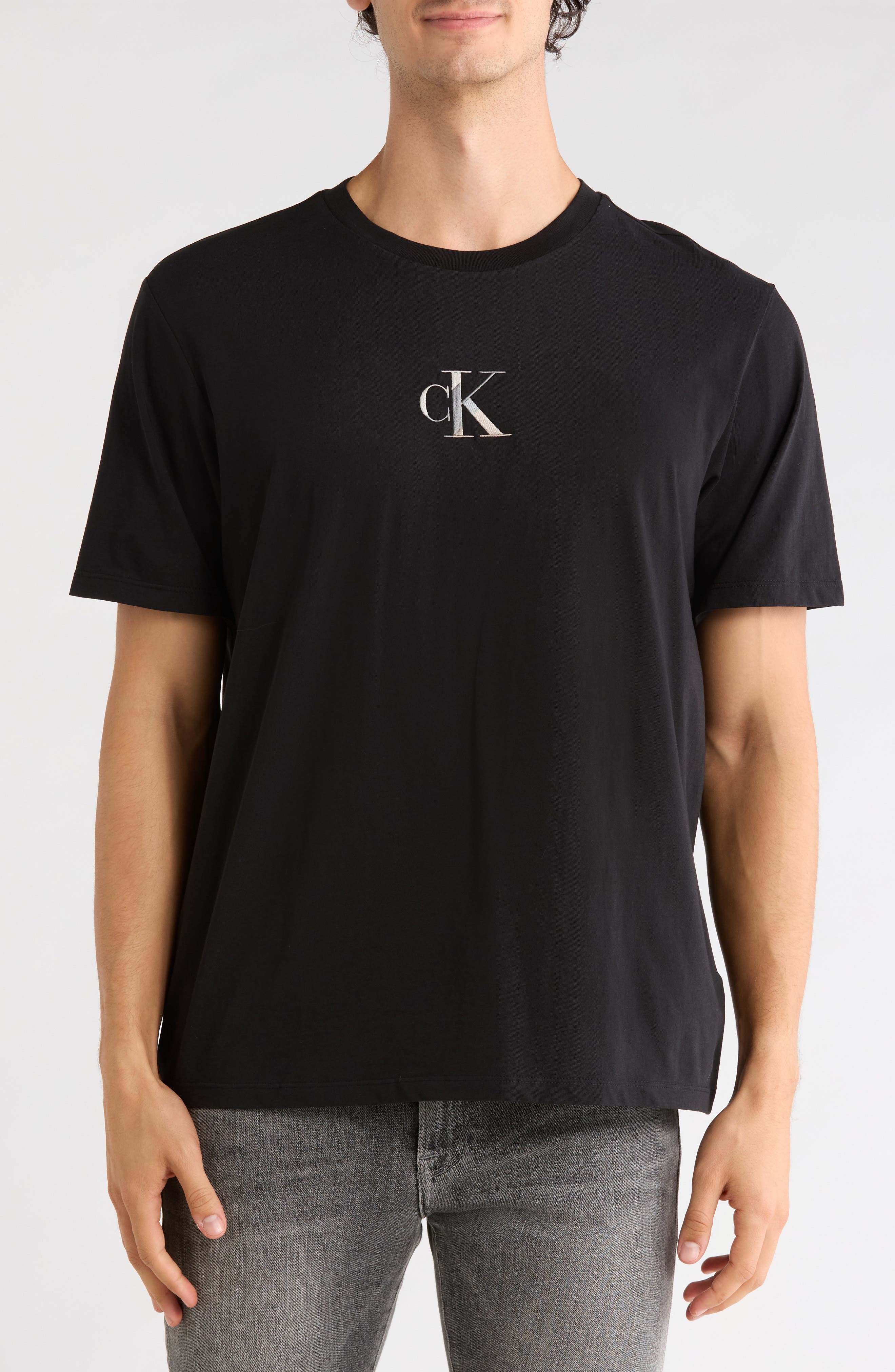 Boxy Fit Short Sleeve Cotton Crew T-Shirt