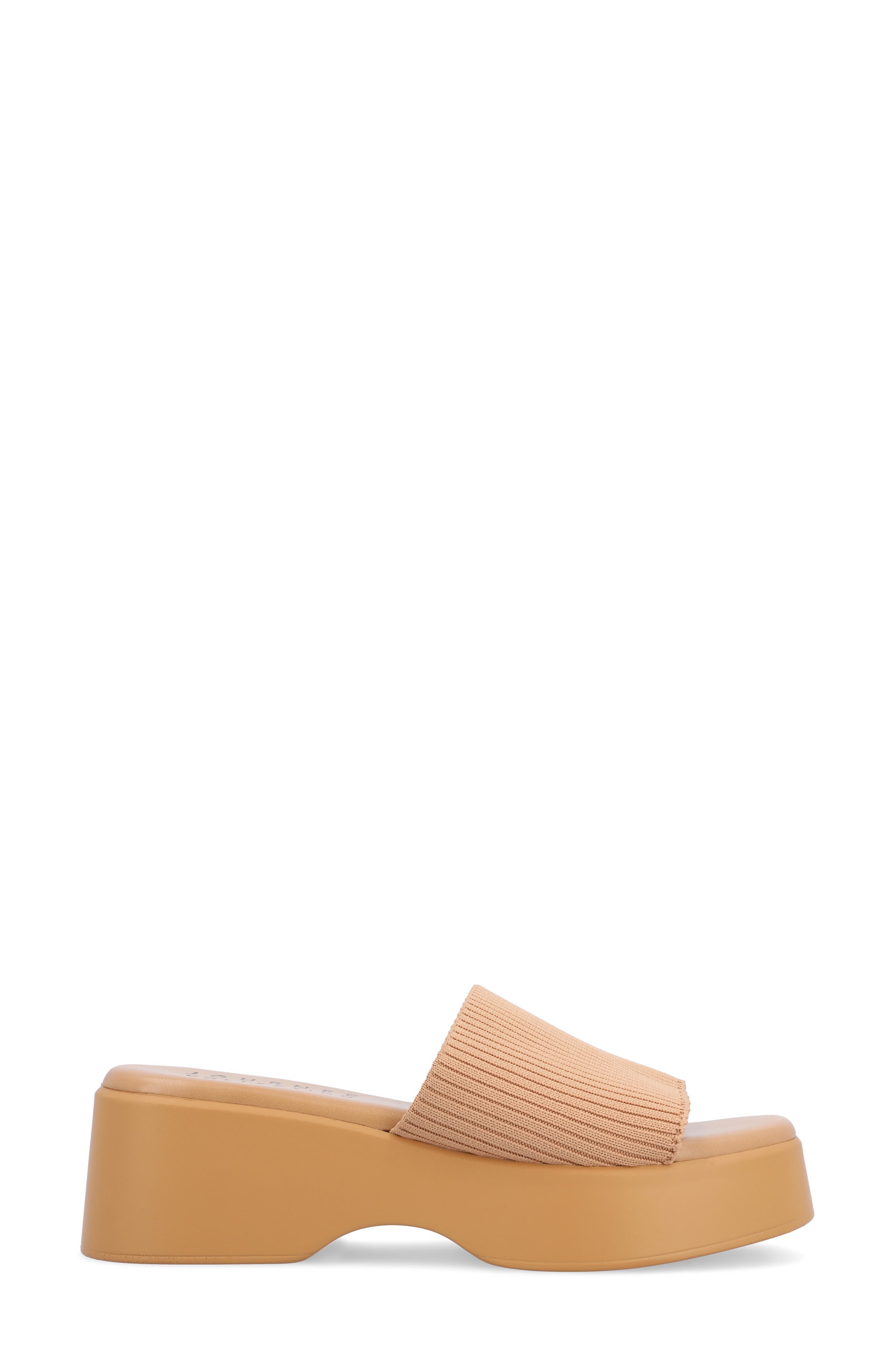 Journee Collection Emani Sandal, Alternate, color, Tan