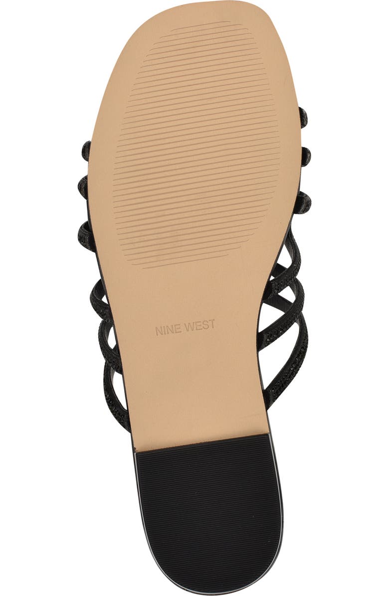 Nine West Timy Slide Sandal, Alternate, color, Black