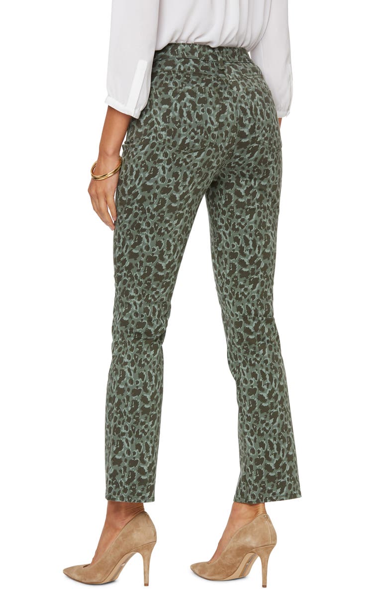NYDJ Animal Print High Waist Slim Bootcut Jeans, Alternate, color,