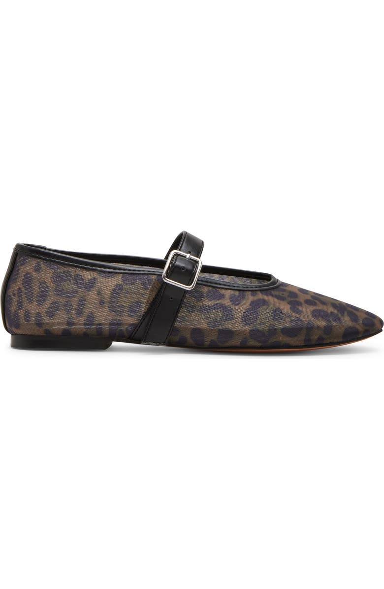 Steve Madden Dreaming Mary Jane Flat, Alternate, color, Leopard Mesh