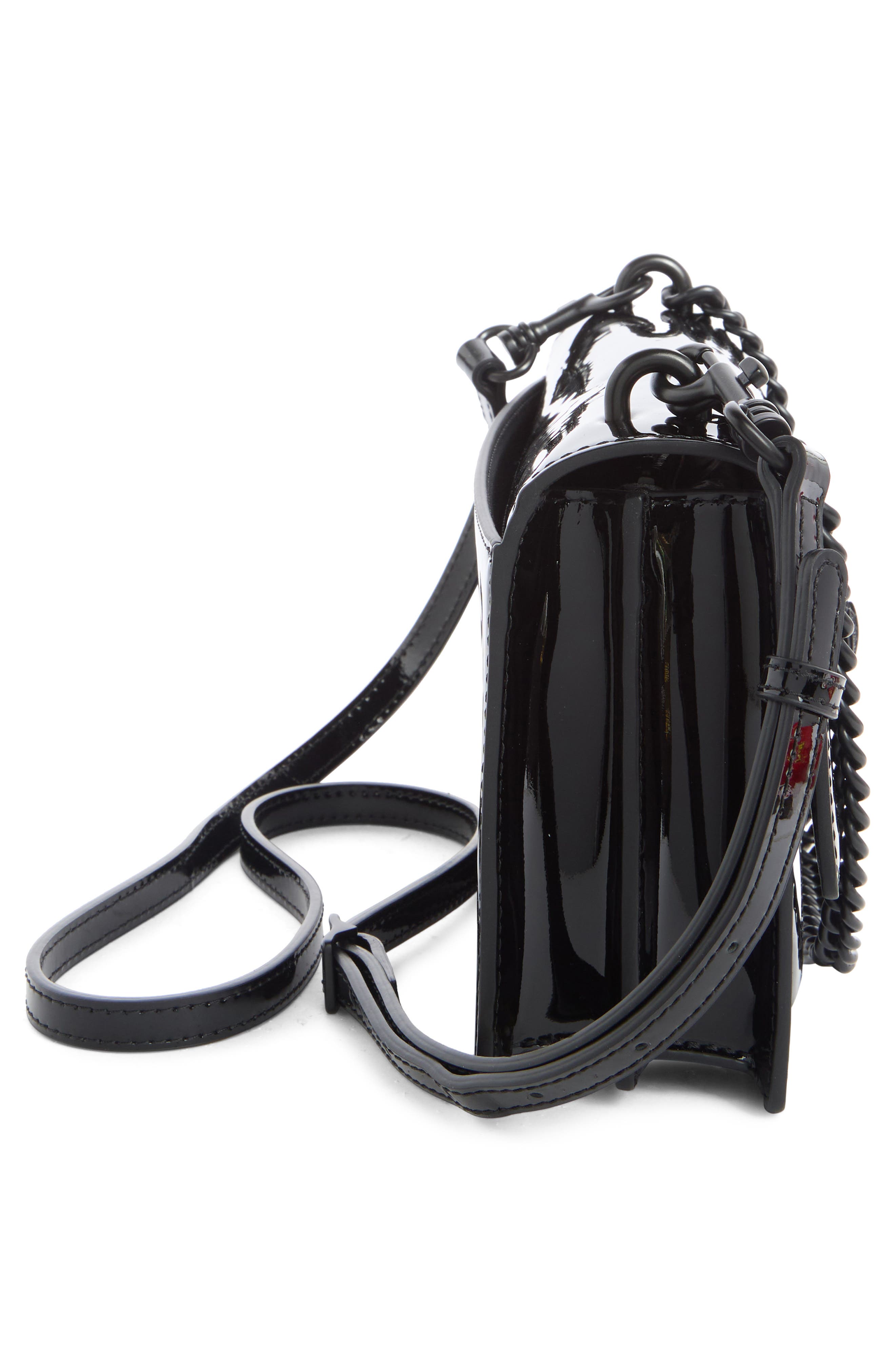 Kurt Geiger London Shoreditch Leather Crossbody, Alternate, color, Black