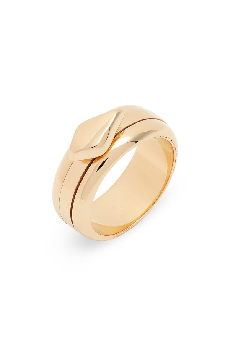 Tuliza Spinner Ring, Main, color, GOLD