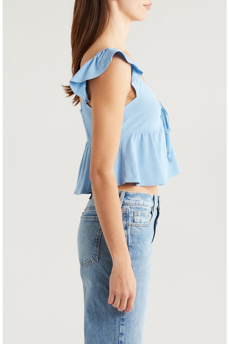x LA Hearts Babydoll Top, Alternate, color, POWDER BLUE