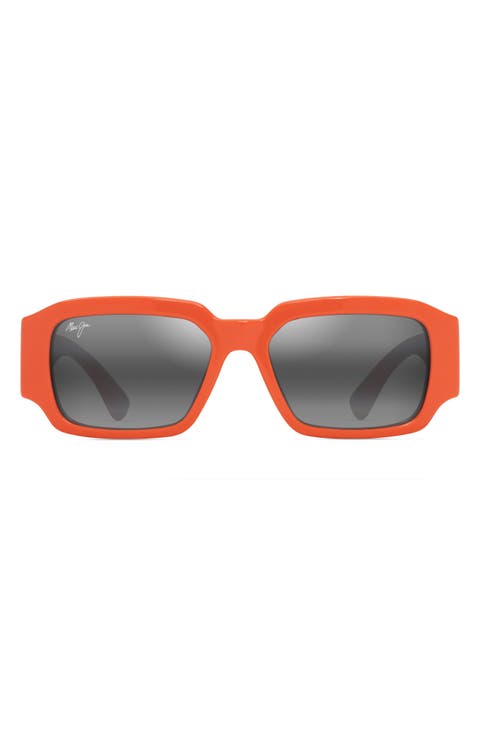 Kupale 55mm Gradient PolarizedPlus2® Rectangular Sunglasses