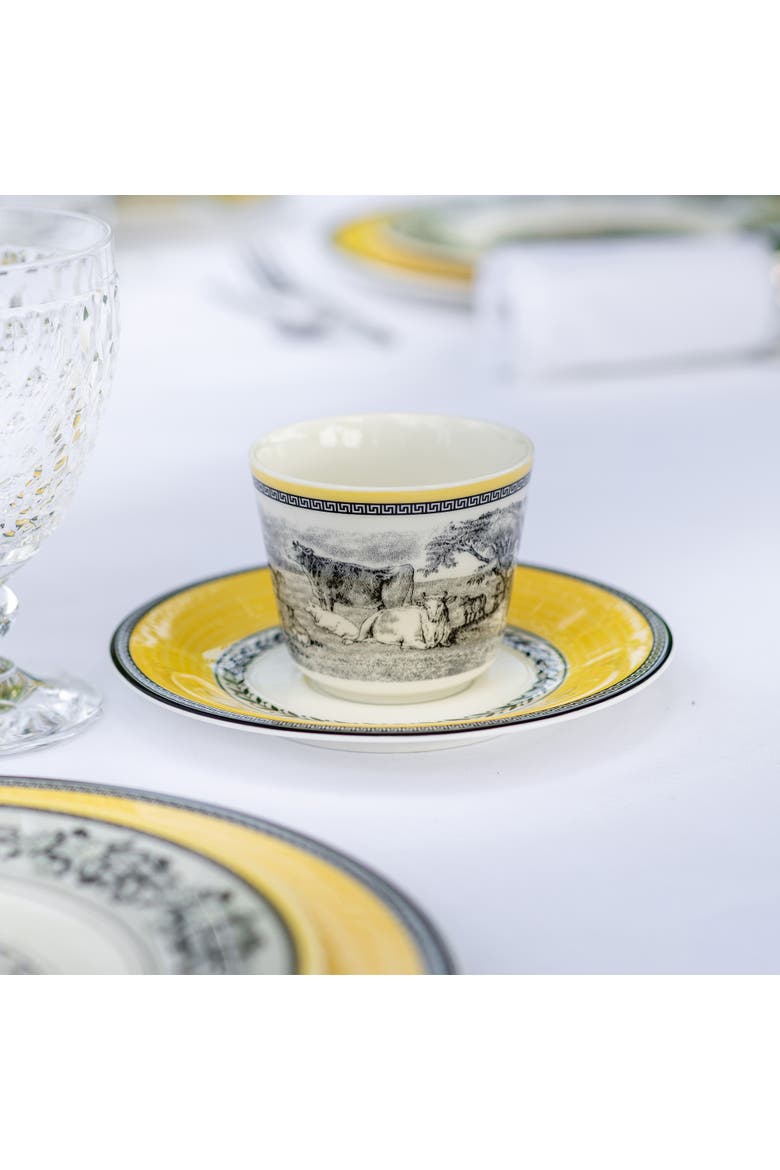 Audun Ferme Teacup, Alternate, color, White
