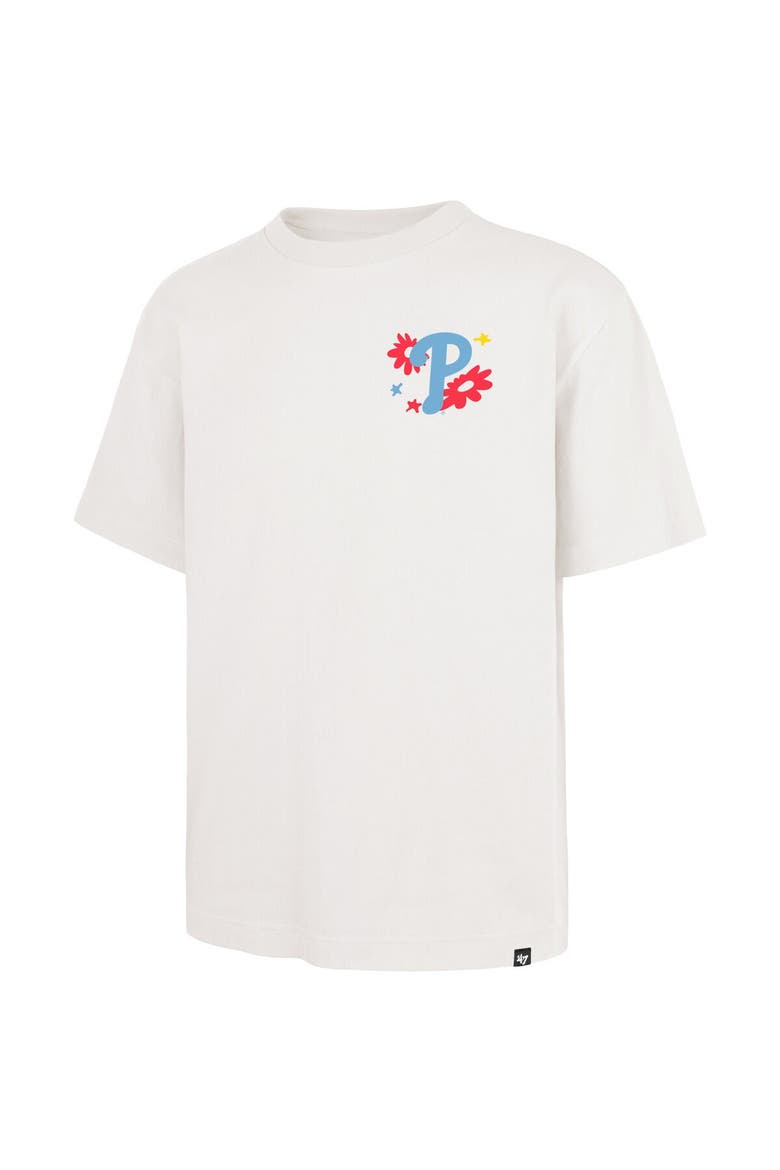 Men's '47 Cream Philadelphia Phillies Flora Foundation T-Shirt, Alternate, color, Cream