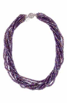 SAACHI Multi Strand Bead Necklace