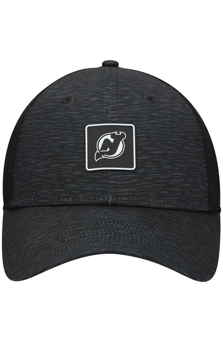 FANATICS Women's Fanatics Black New Jersey Devils Authentic Pro Adjustable Trucker Hat, Alternate, color, Black