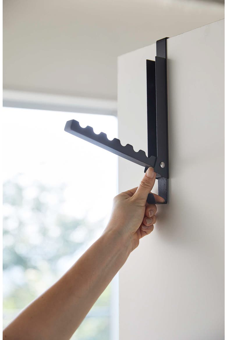 Over the Door Hook, Alternate, color, BLACK