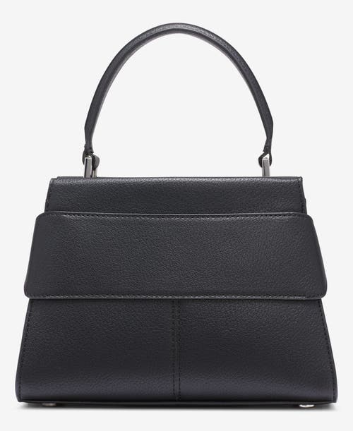 Dkny Bleeker Small Satchel In Black/silver