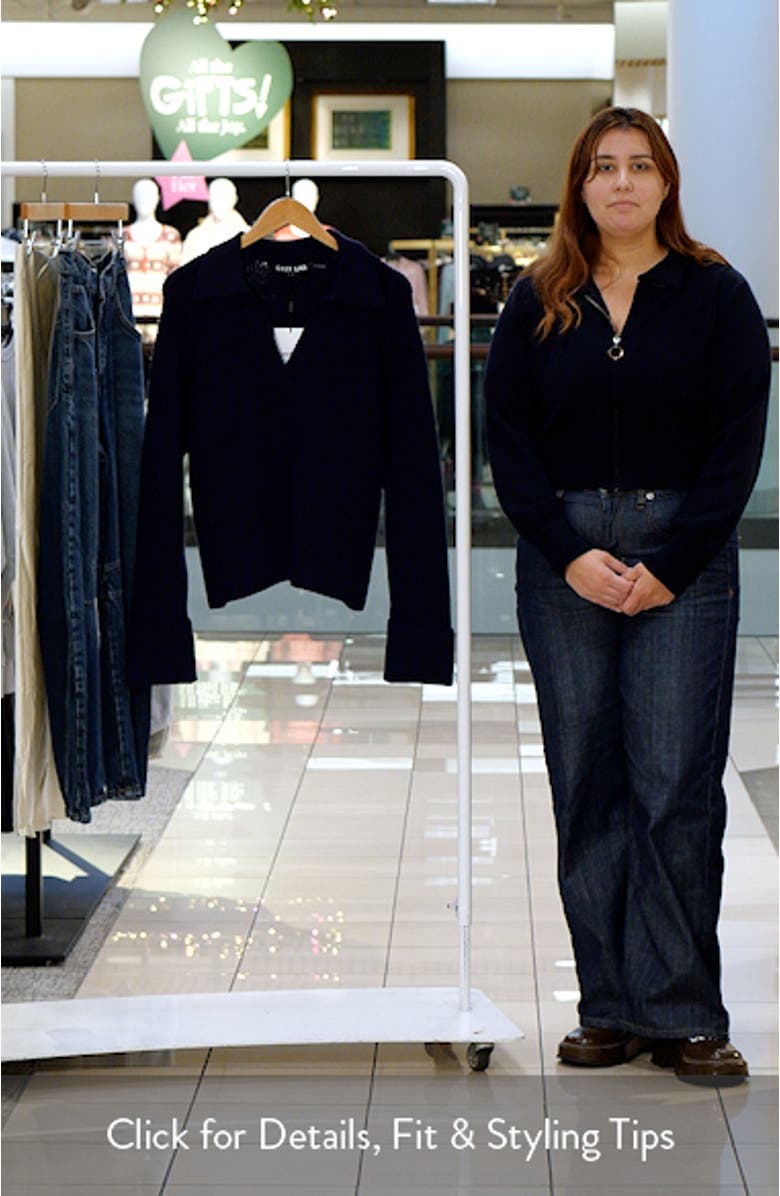 Rib Polo Sweater, sales video thumbnail