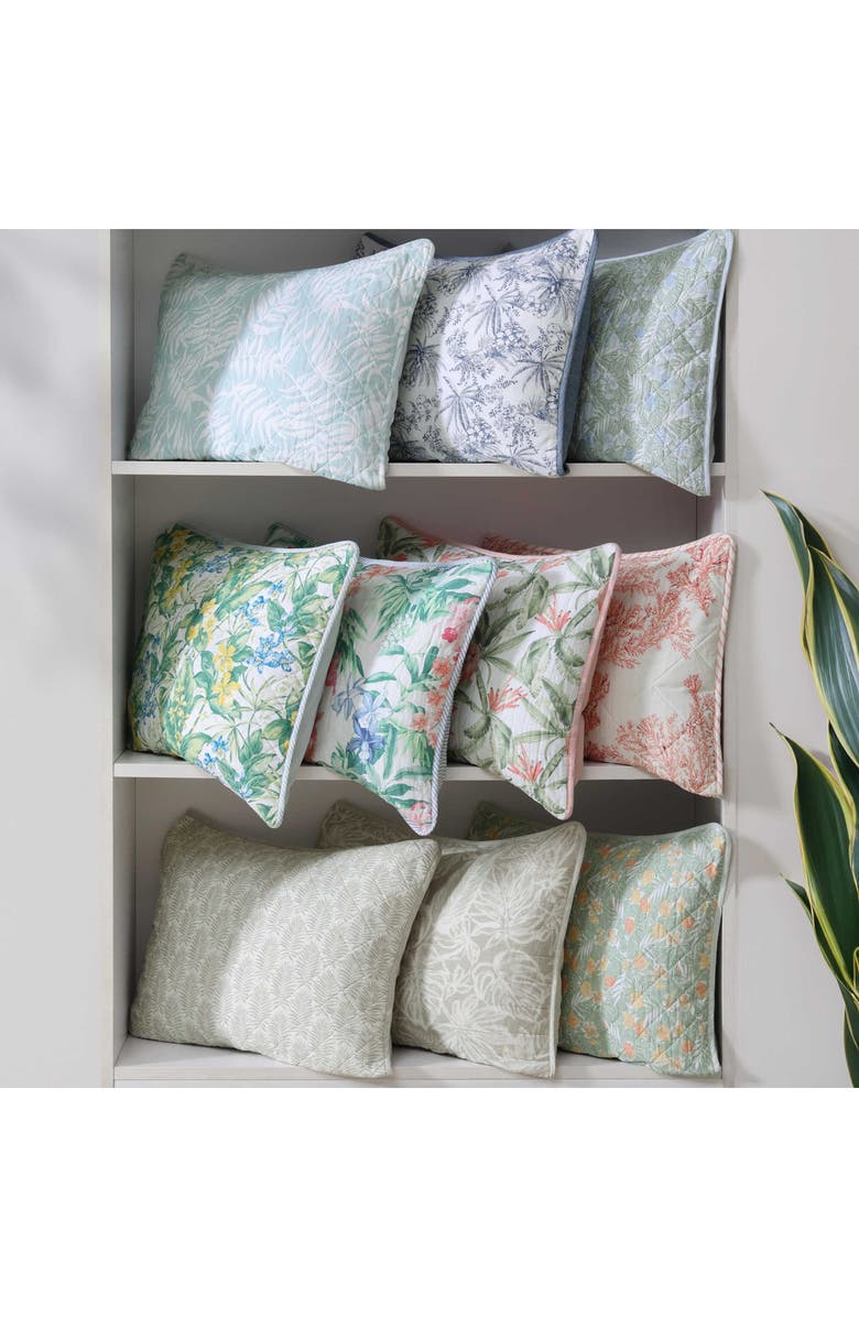 Tommy Bahama Ocean Deep Reversible Quilt & Sham Set, Alternate, color, Beige