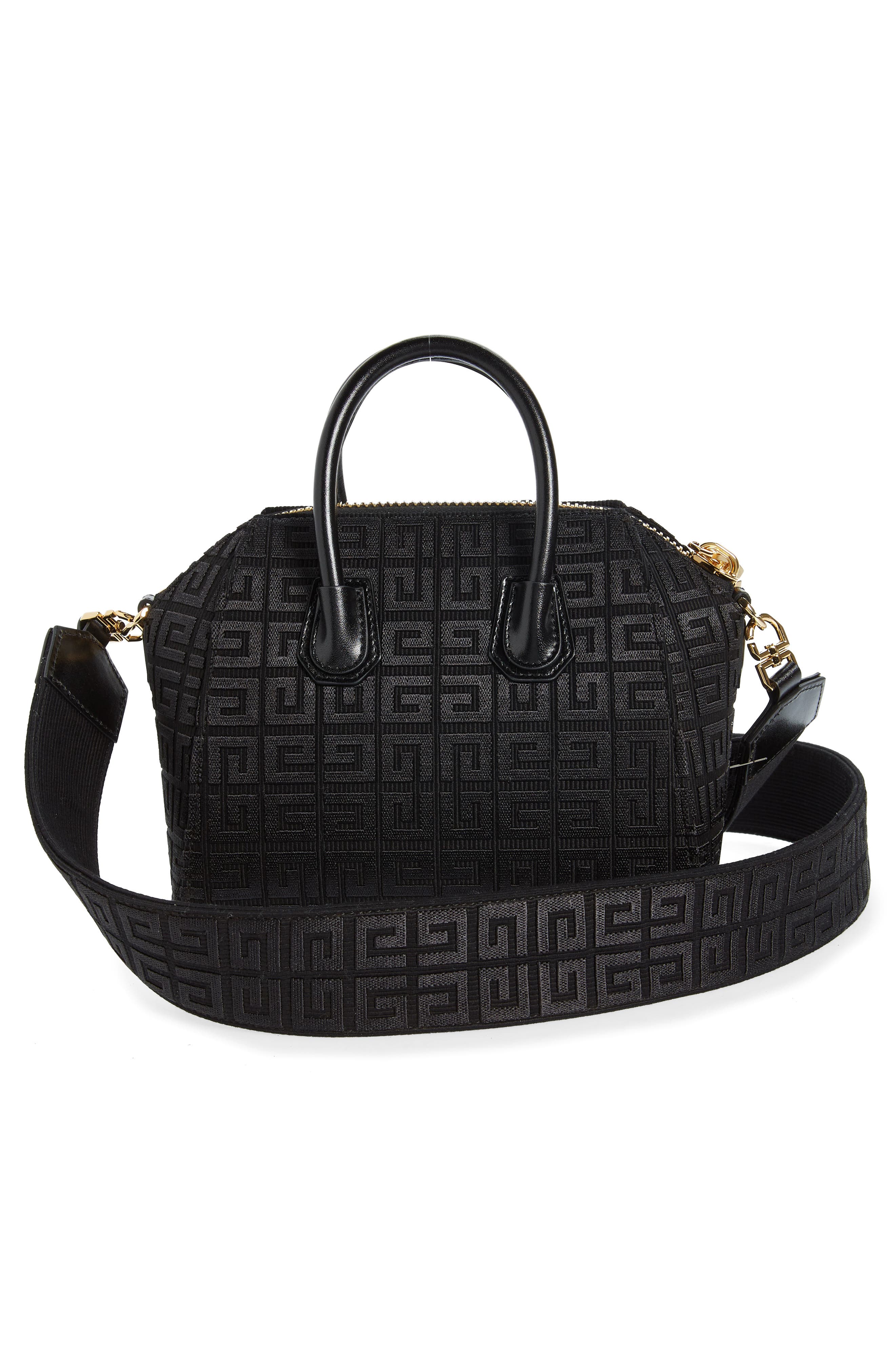 Givenchy Mini Antigona Leather Satchel, Alternate, color, 
