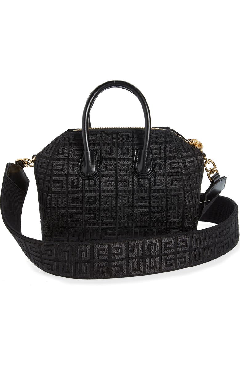 Givenchy Mini Antigona Leather Satchel, Alternate, color,