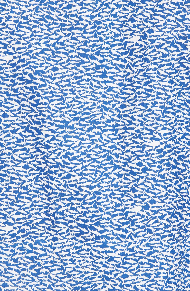 Tori Richard Shark Tank Regular Fit Shirt, Alternate, color, Marina