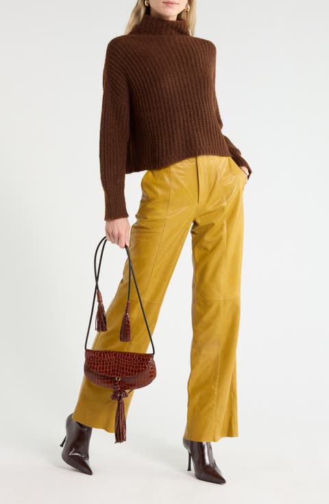 Veron Alpaca Knit Turtleneck Sweater