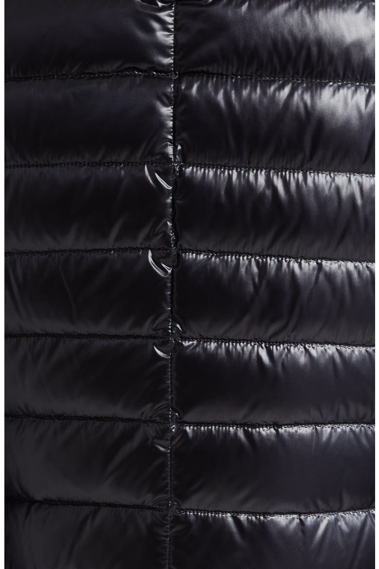 Ultralight Down Moto Jacket, Alternate, color, BLACK
