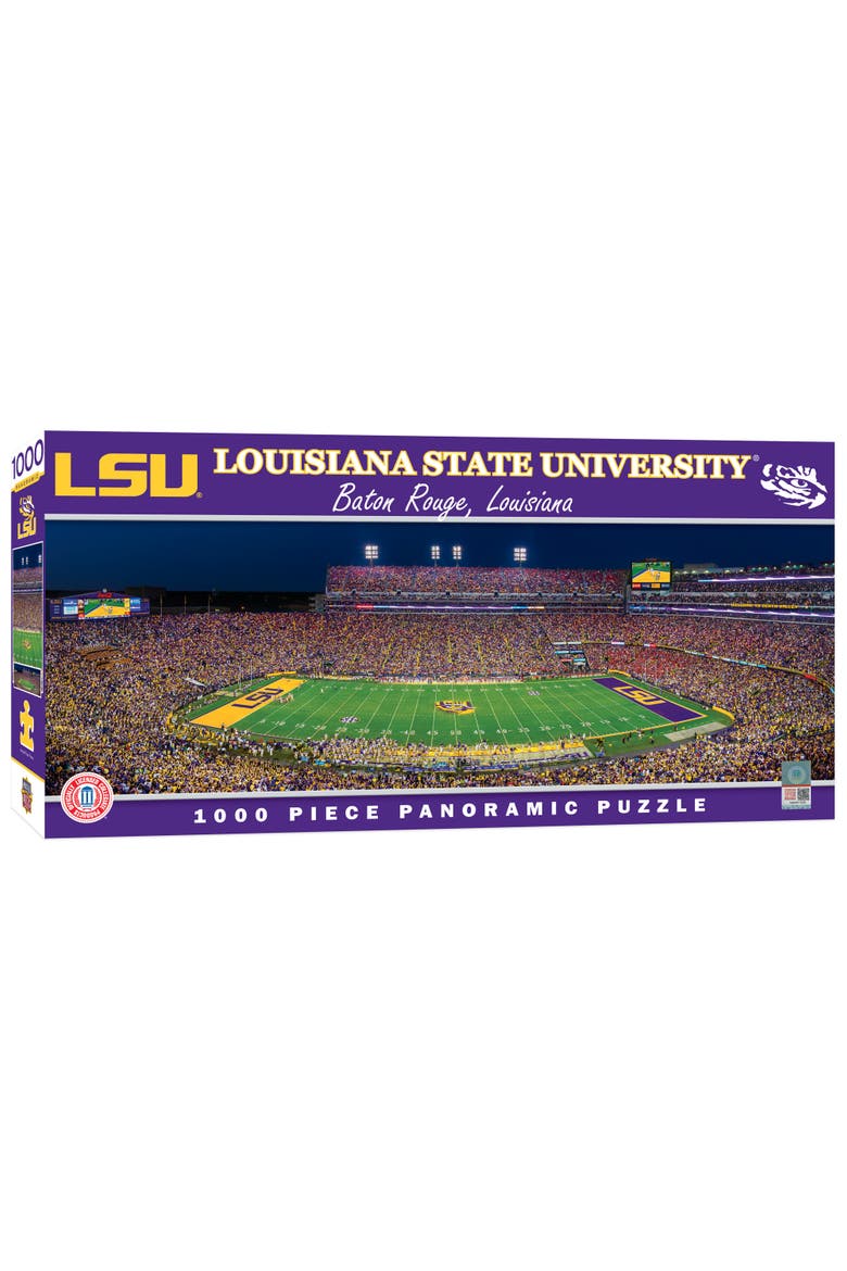 LSU Tigers 1000pc Panoramic Puzzle, Main, color, Multicolor