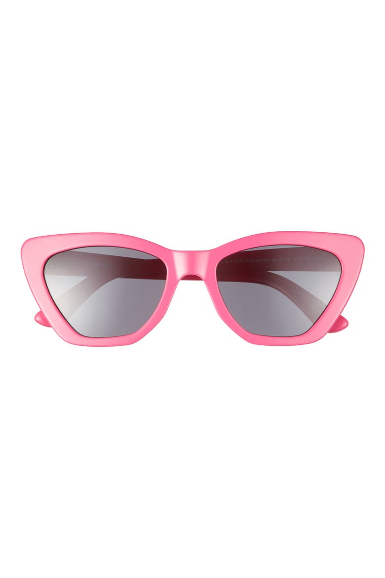 Camila 55mm Gradient Square Sunglasses, Main, color, GREY