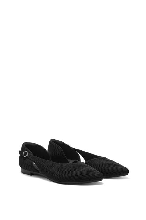 Pointed-Toe D'Orsay Flats