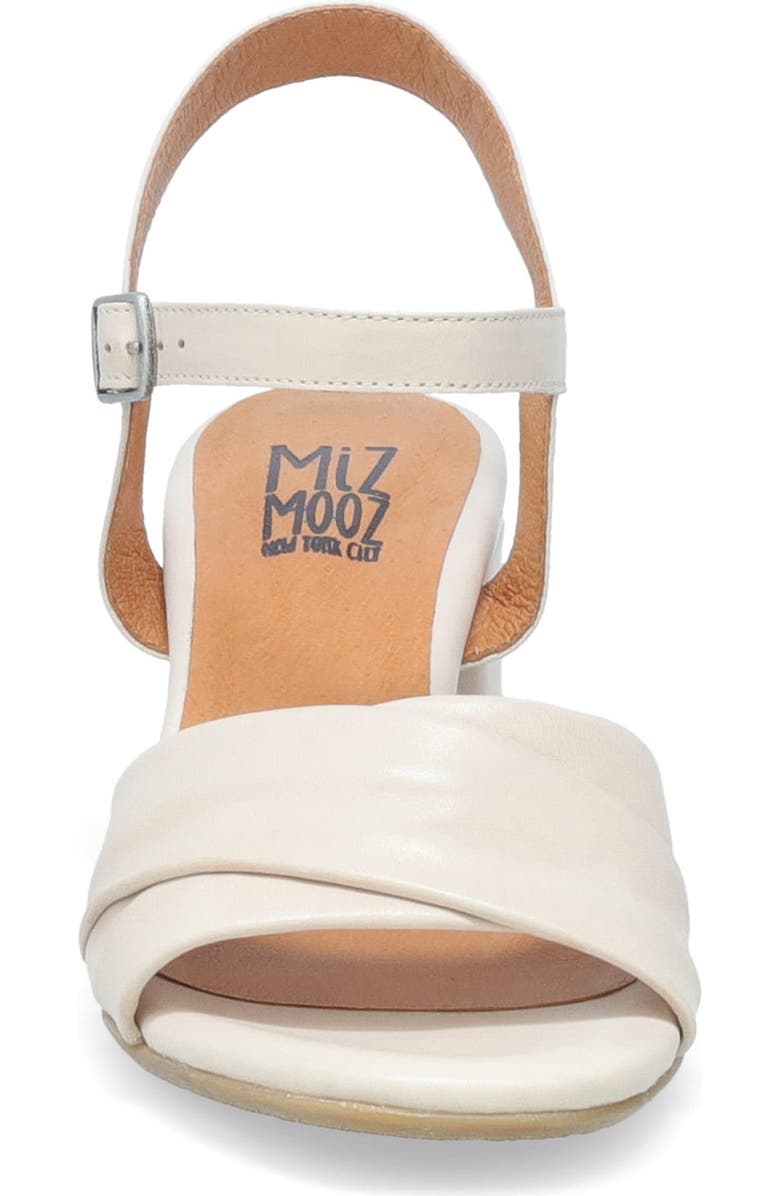 Miz Mooz Bela Block Heel Sandal, Alternate, color, Cream