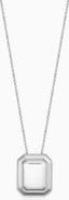 Oradina Sterling Silver Cufflink Pendant Necklace