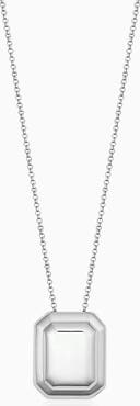 Oradina Sterling Silver Cufflink Pendant Necklace