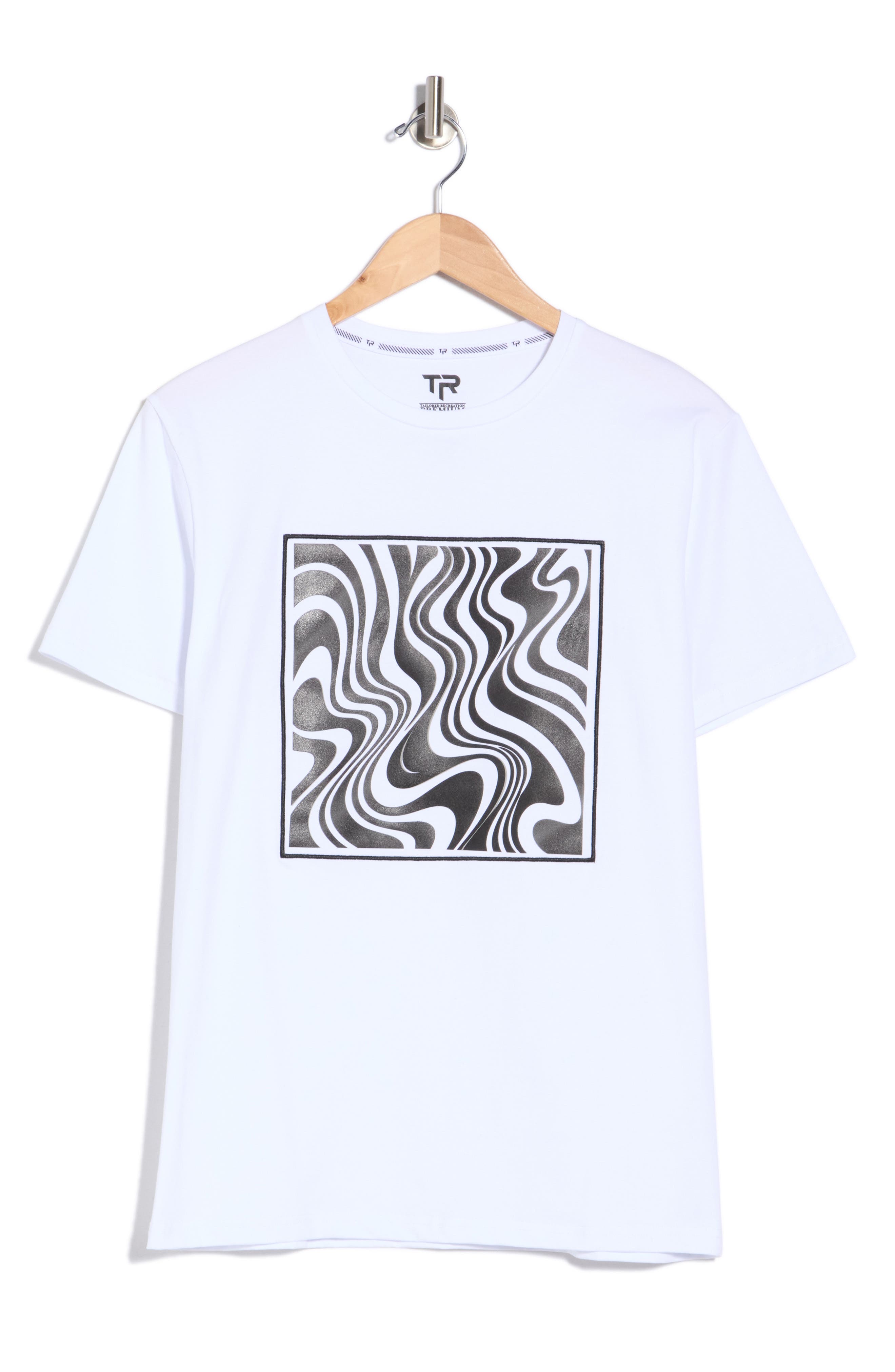 3D Ripple Graphic T-Shirt