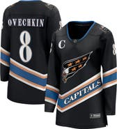 FANATICS Women's Fanatics Alexander Ovechkin Black Washington Capitals Alternate 50th Anniversary Premier Breakaway Player Jersey