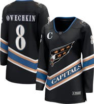 FANATICS Women's Fanatics Alexander Ovechkin Black Washington Capitals Alternate 50th Anniversary Premier Breakaway Player Jersey