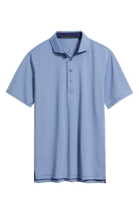 Saranac Stripe Performance Golf Polo