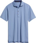 Greyson Saranac Stripe Performance Golf Polo