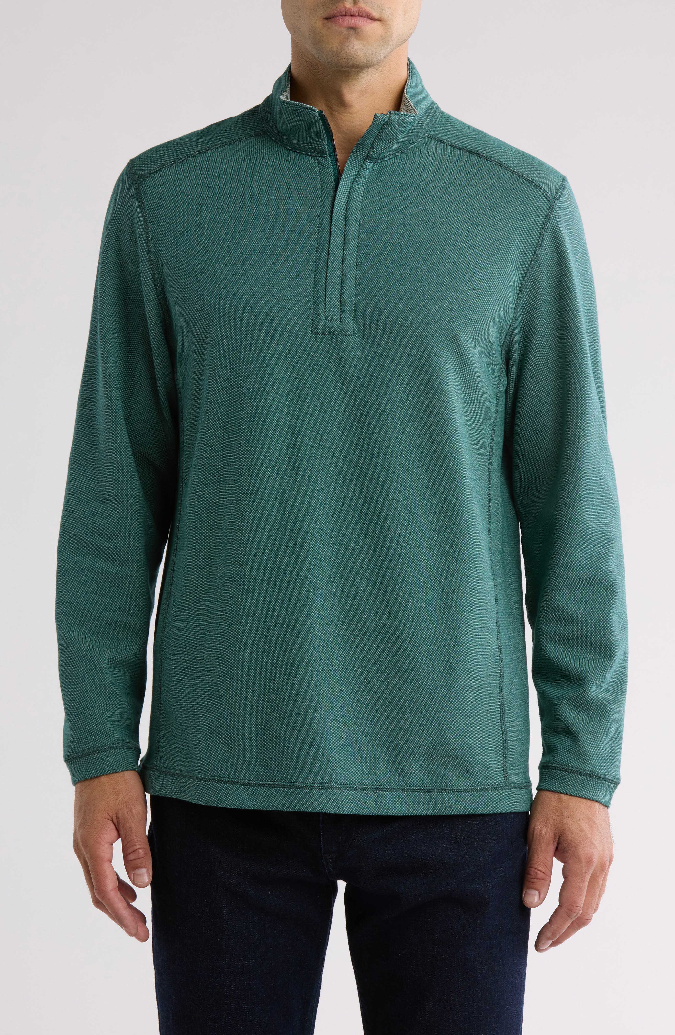 Tommy Bahama Switch It Up Reversible Quarter Zip Sweatshirt