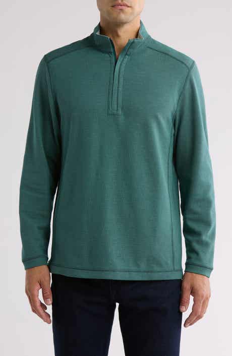 Tommy Bahama Switch It Up Reversible Quarter Zip Sweatshirt