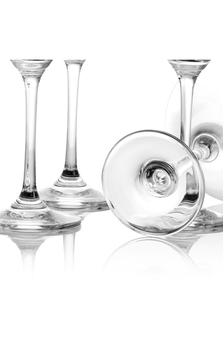 MARTHA STEWART 4 Piece 10oz Martini Glass Set, Alternate, color, Clear