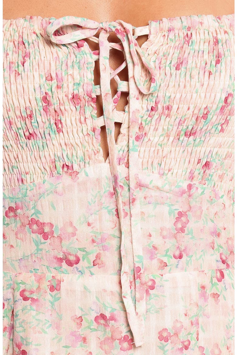 Vespera Floral Maxi Dress, Alternate, color, PINK DITSY