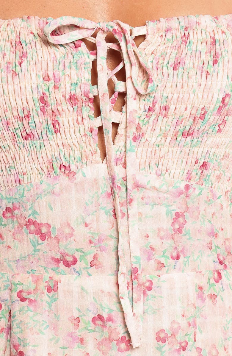 Petal & Pup Vespera Floral Maxi Dress, Alternate, color, Pink Ditsy
