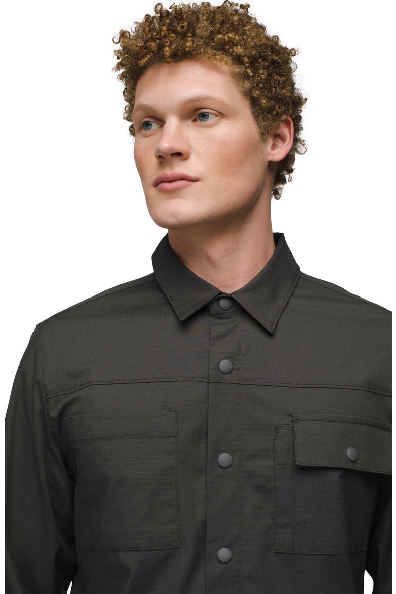 Palisades Ripstop UPF Snap Front Field Shirt, Alternate, color, DARK IRON