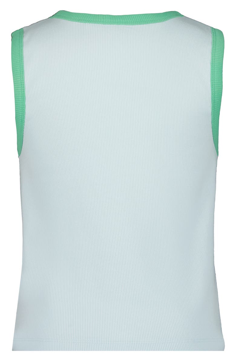 Roxy Kids' One More Time Stretch Cotton Tank, Alternate, color, Saltwater Slide