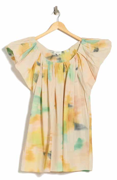 A.L.C. Abi Flutter Sleeve Minidress