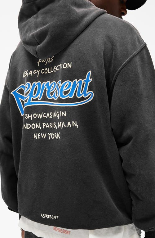Represent Showcasing Graphic Hoodie In Black