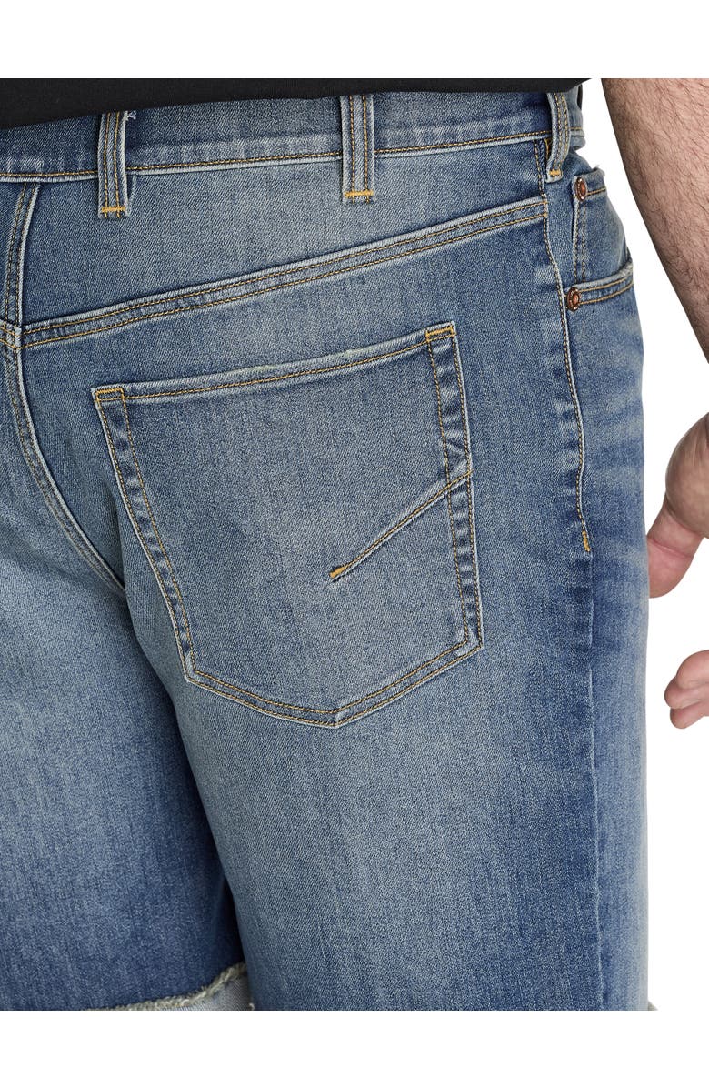 True Nation by DXL Big
Tall Athletic Fit Denim Shorts, Alternate, color, Stay Wild