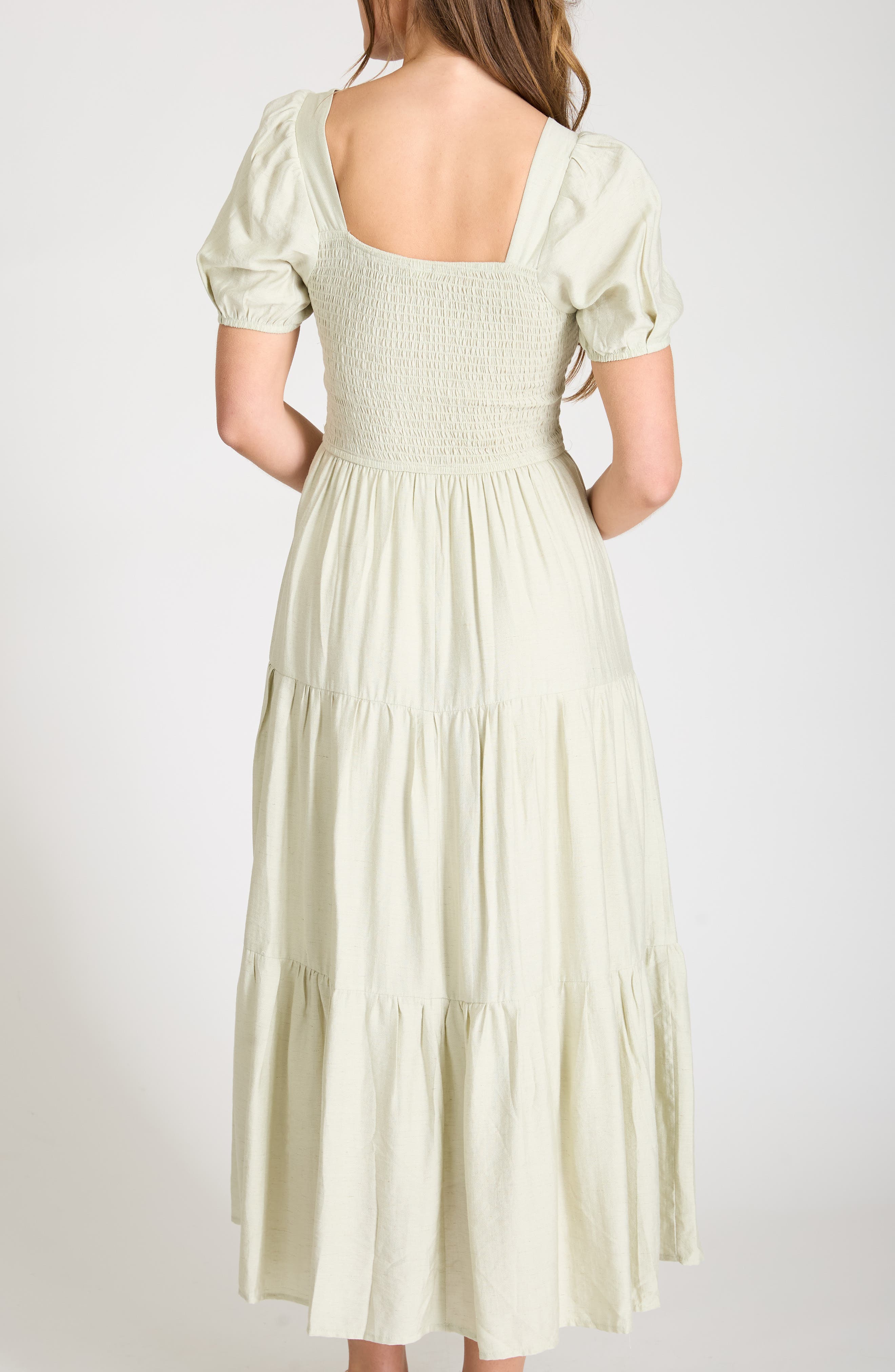 Smocked Bodice Maxi Dress - image 4