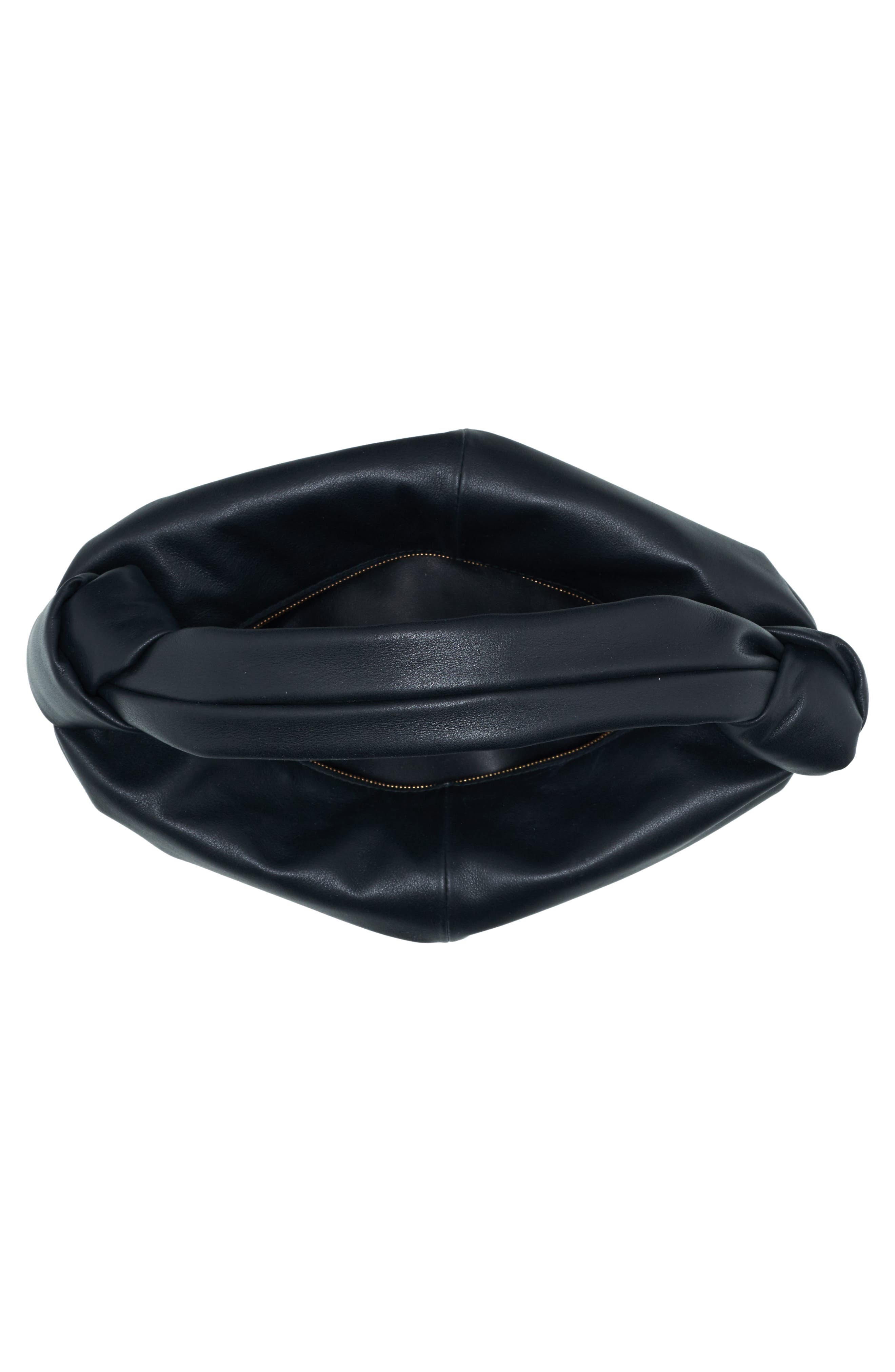 Bottega Veneta Mini Leather Hobo, Alternate, color, 