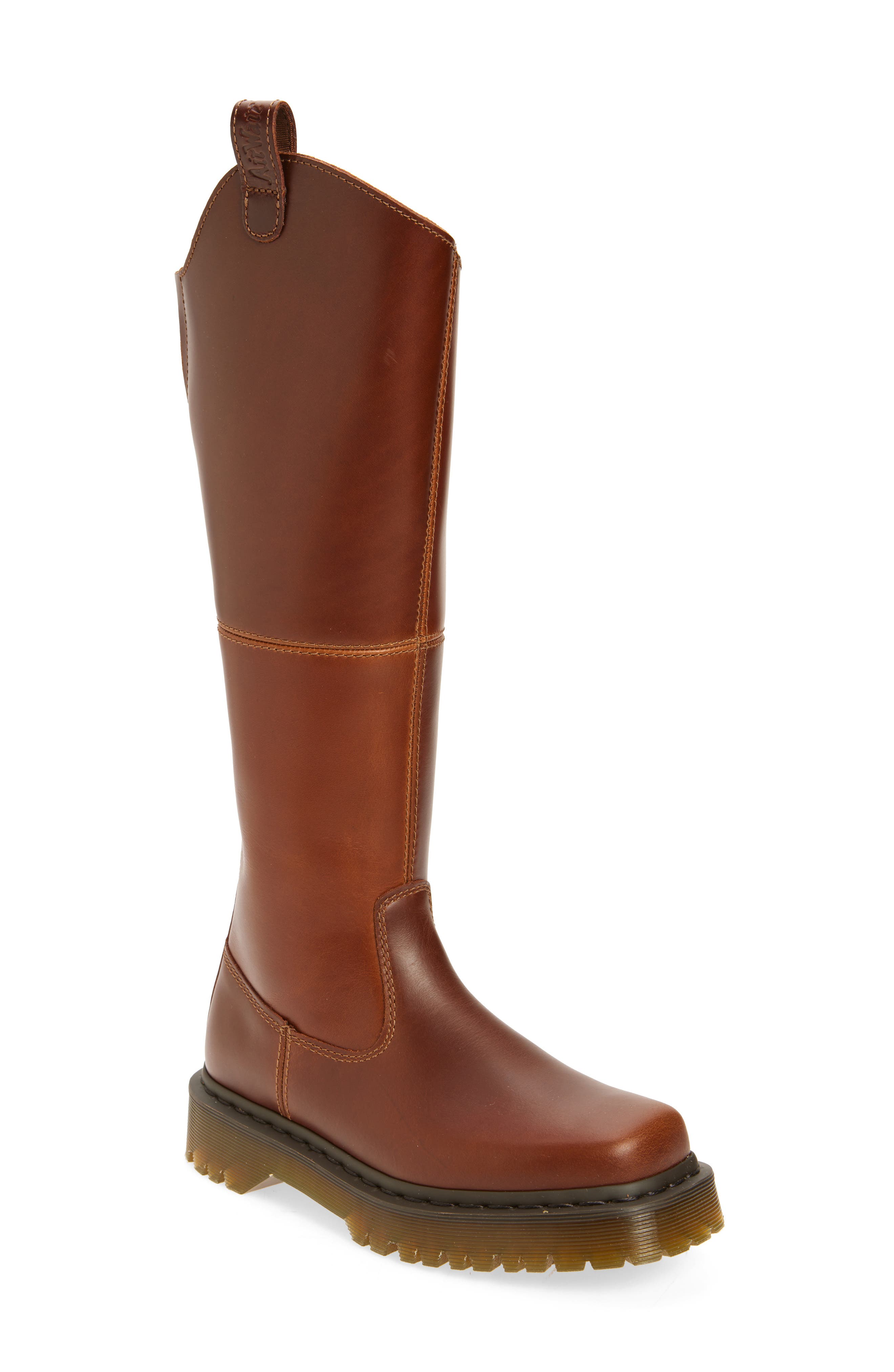dr martens brown boots women's