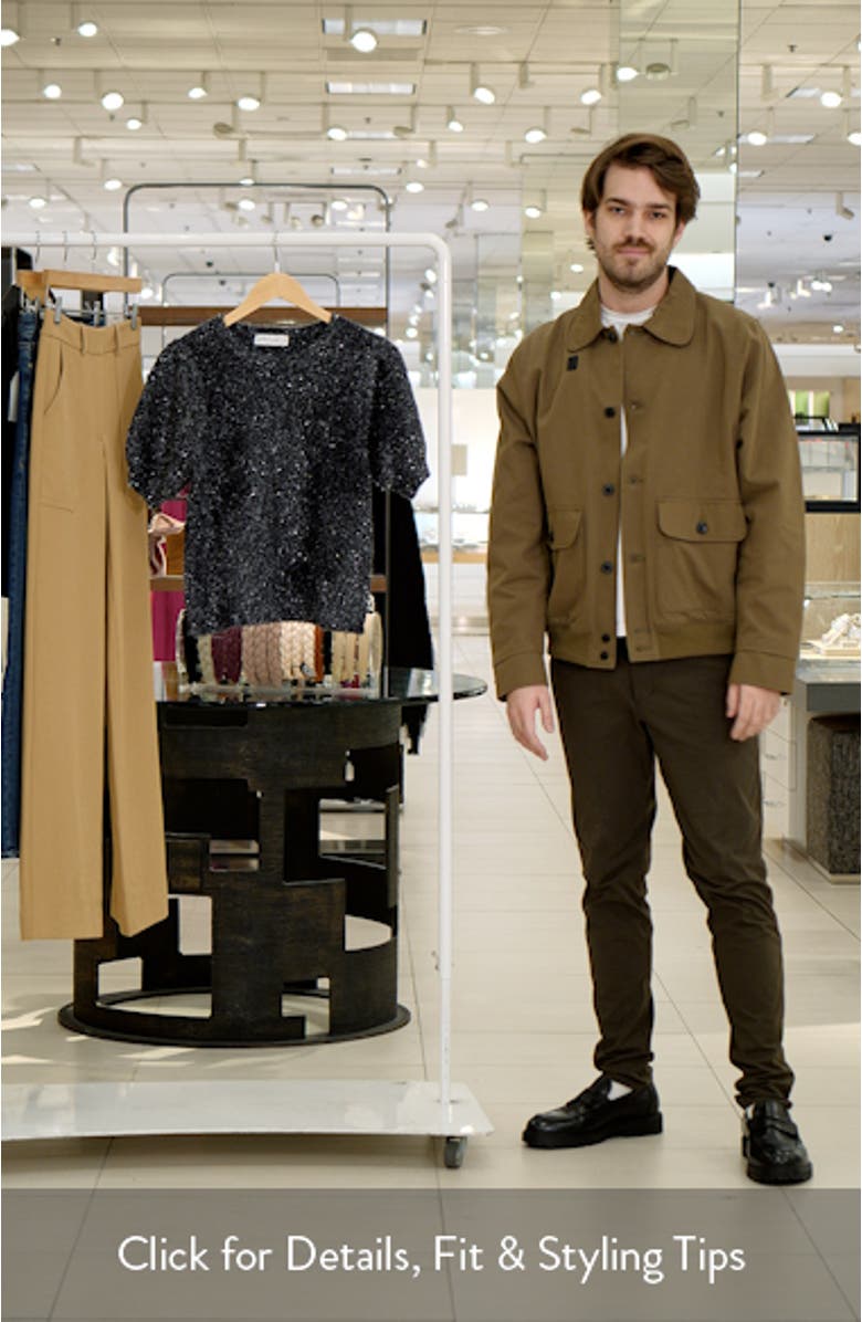 Reba Fuzzy Sparkle Short Sleeve Sweater, sales video thumbnail