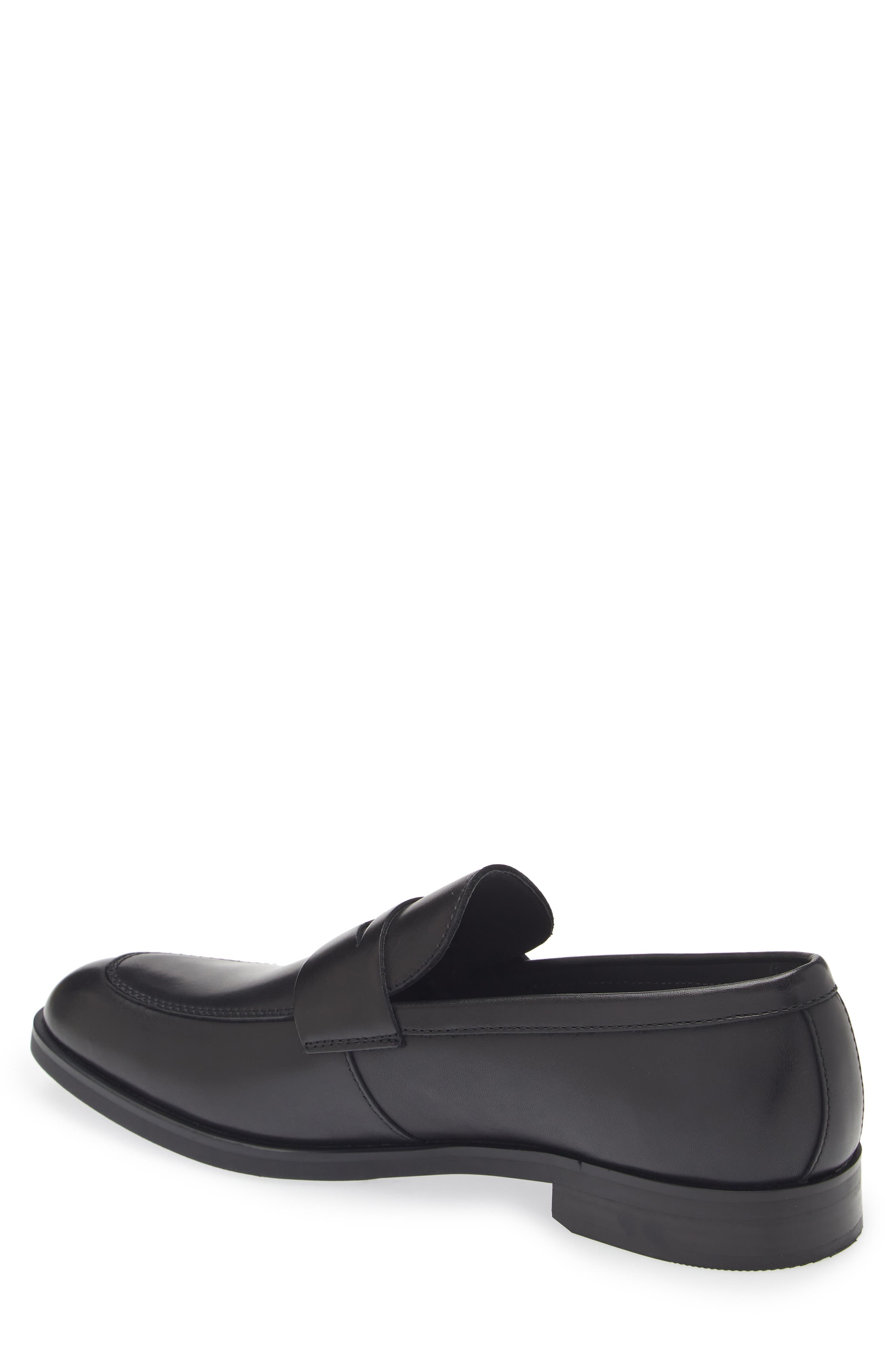 Nordstrom Edward Penny Loafer, Alternate, color, Black